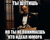 ты шутишь но ты не понимаешь кто идеал юмора