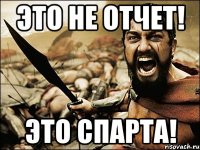 это не отчет! это спарта!