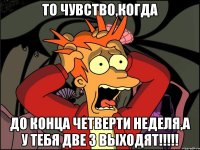 то чувство,когда до конца четверти неделя,а у тебя две 3 выходят!!!