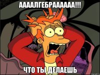 аааалгебраааааа!!! что ты делаешь