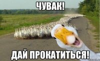 чувак! дай прокатиться!