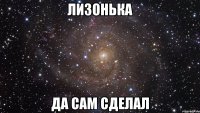 лизонька да сам сделал