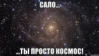 сало... ...ты просто космос!