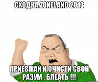 сходка zoneland 2013 приезжай и очисти свой разум , блеать !!!