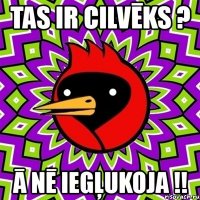 tas ir cilvēks ? ā nē iegļukoja !!