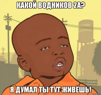 какой водников 2а? я думал ты тут живёшь!