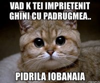 vad k tei imprietenit ghini cu padrugmea.. pidrila iobanaia