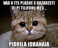 vad k its plashe s bazaresti di pi tilifonu meu .. pidrila iobanaia