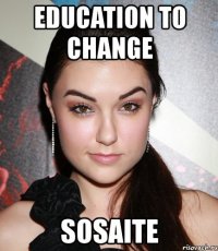 education to change sosaite