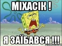 міхасік ! я заїбався !!!