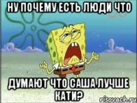 ну почему есть люди что думают что саша лучше кати?