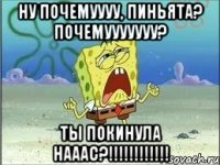 ну почемуууу, пиньята? почемууууууу? ты покинула нааас?!!!