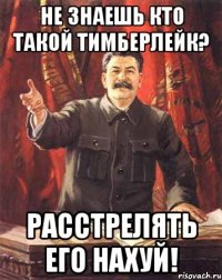 не знаешь кто такой тимберлейк? расстрелять его нахуй!