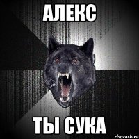 алекс ты сука