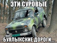 эти суровые буялыкские дороги...