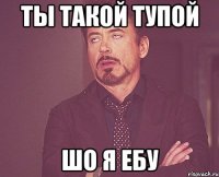 ты такой тупой шо я ебу