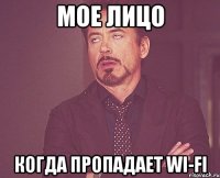 мое лицо когда пропадает wi-fi