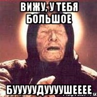 вижу, у тебя большое бууууудуууушееее