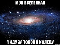 моя вселенная я иду за тобой по следу