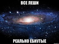 все леши реально ебнутые