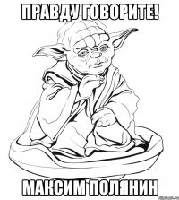 правду говорите! максим полянин