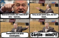 Amărăcine medie, mai slabă decât mă așteptram... Corp, nu pot spune apos, dar nici bogat... Postgustul e nu prea convingător... Cărţile - mint?!!