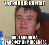 19 гравців карпат виставили на трансфер димінського