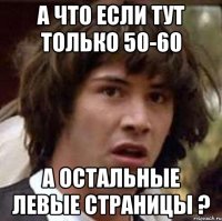 а что если тут только 50-60 а остальные левые страницы ?