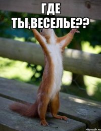 где ты,веселье?? 