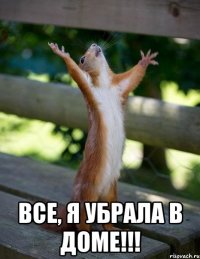  все, я убрала в доме!!!