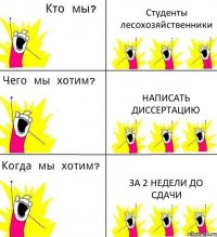 Студенты лесохозяйственники Написать диссертацию за 2 недели до сдачи