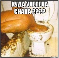 куда улетела снапа ??? 