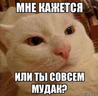 мне кажется или ты совсем мудак?