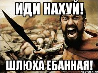 иди нахуй! шлюха ебанная!