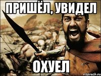 пришёл, увидел охуел