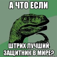 а что если штрих лучший защитник в мире?