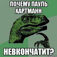 почему пауль хартманн невкончатит?