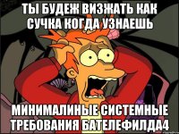 ты будеж визжать как сучка когда узнаешь минималиные системные требования бателефилда4