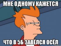 мне одному кажется что в 5б завёлся осёл