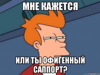 мне кажется или ты офигенный саппорт?