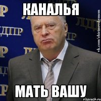 каналья мать вашу