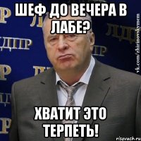 шеф до вечера в лабе? хватит это терпеть!