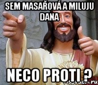 sem masařová a miluju dana neco proti ?