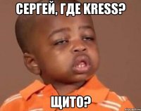 сергей, где kress? щито?