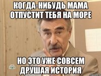 когда-нибудь мама отпустит тебя на море но это уже совсем друшая история