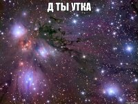 д ты утка 