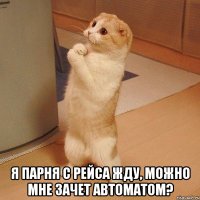  я парня с рейса жду, можно мне зачет автоматом?