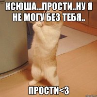 ксюша...прости..ну я не могу без тебя.. прости<3