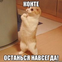 конте останься навсегда!