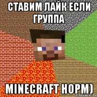 ставим лайк если группа minecraft норм)